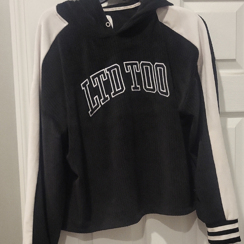 Limited Too Black and White Junior Hoodie